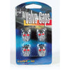 Custom Accessories Chrome Tire Valve Cap 4 pk