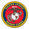U.S. Marines 44in. Round Mat