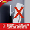 3M Command Stainless Steel Metal Small Hook 0.5 lb. cap. 4 pk