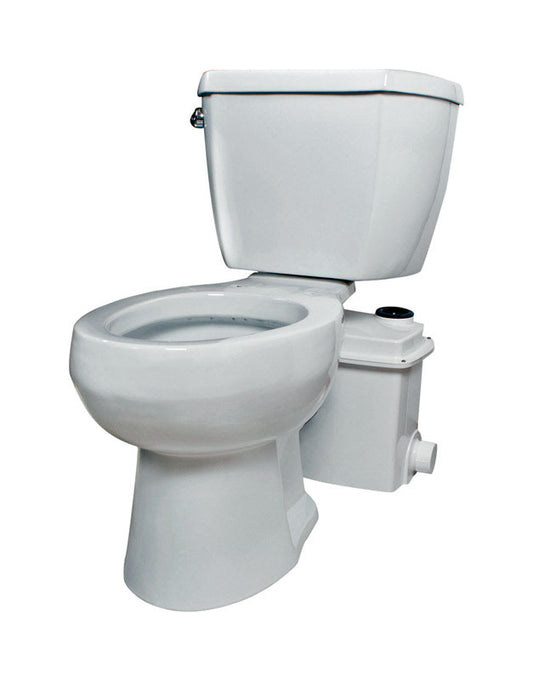 Star Water Systems Powerflush Optima ADA Compliant 1.28 gal White Elongated Complete Toilet