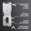 3M Claw Silver Drywall All Purpose Hanger 65 lb 2 pk