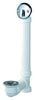 Keeney 1-1/2 in. D Chrome Plastic Triplever Bath Drain