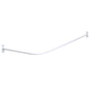 Zenna Home Shower Curtain Rod 66 in. L White