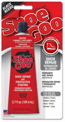 Shoe Goo Black Adhesive Shoe Repair and Protective Coating 3.7 oz.