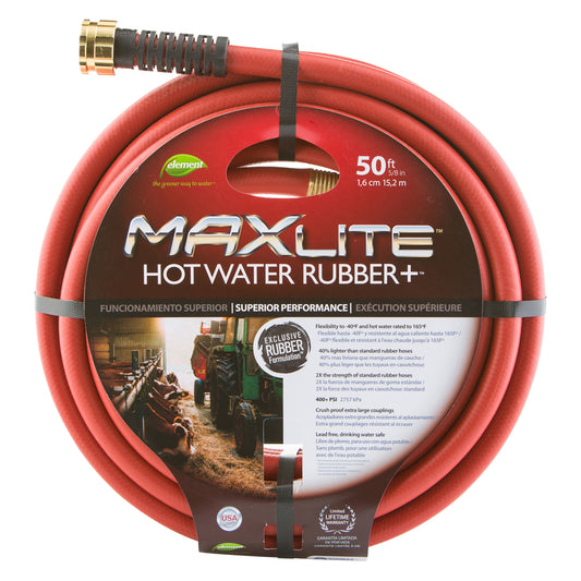 Element 5/8 in. Dia. Industrial Red Garden Hose (Pack of 4)