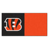NFL - Cincinnati Bengals Team Carpet Tiles - 45 Sq Ft.