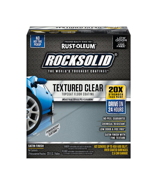 Rust-Oleum Rock Solid Clear Epoxy Floor Paint 120 oz.