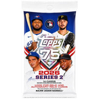 Topps 2026 Series 2 Baseball Single Pack Trading Cards (Pack of 96)
