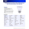 FEIT Electric MR16 E26 (Medium) LED Bulb Soft White 50 Watt Equivalence 1 pk
