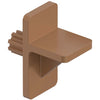 Knape & Vogt Tan Plastic Regular Duty Shelf Support N/A Ga. 7/16 in. L (Pack of 10)