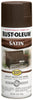 Rust-Oleum Stops Rust Satin Dark Brown Protective Enamel Spray Paint 12 oz