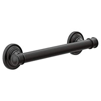MATTE BLACK 12" DESIGNER GRAB BAR