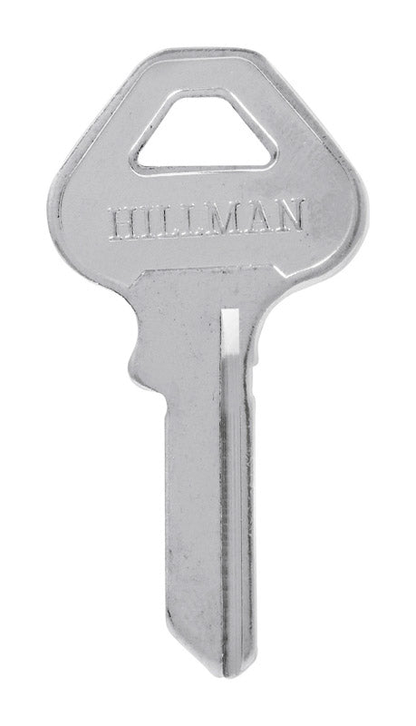 Hillman Traditional Key House/Office Universal Key Blank Single  For Ace Padlocks (88/25 Key) (Pack of 10).