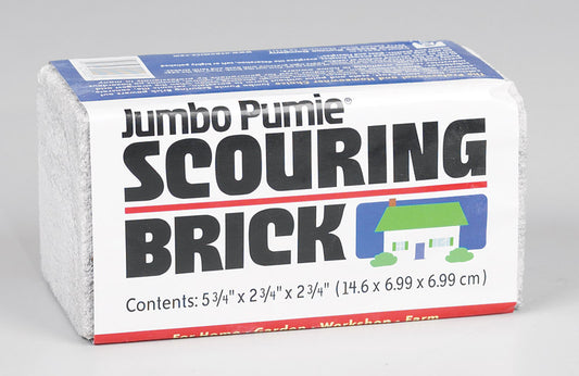 US Pumice Jumbo Pumie Heavy Duty Scouring Brick For Multi-Purpose 5-3/4 in. L 1 pk