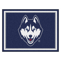 University of Connecticut 8ft. x 10 ft. Plush Area Rug