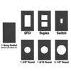 Sigma Engineered Solutions Rectangle Cross Linked Polyethylene Foam 1 gang 4.75 in. H X 3 in. W Repl - Deal of The Week