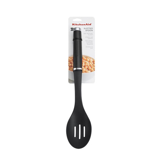 KitchenAid Black ABS/Nylon Slotted Spoon