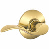 Schlage Accent Bright Brass Passage Lockset 1-3/4 in. - Deal of The Week