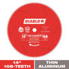 Diablo 14 in. Dia. x 1 in. Carbide Circular Saw Blade 108 teeth 1 pk