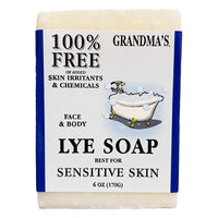 Grandma's No Scent Bar Soap 6 oz (Pack of 12)