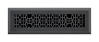 Tru Aire 2 in. H X 12 in. W 1-Way Matte Steel Floor Diffuser