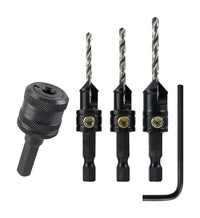 Make it Snappy 7/64 1/8 9/64 in. Steel Countersink & Quick Change Chuck Set 3 pc