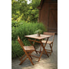 Linon Home Decor 3 pc Brown Wood Bistro Set