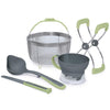 Presto Regular Mouth/Wide Mouth Premium Canning Kit 5 pc Green