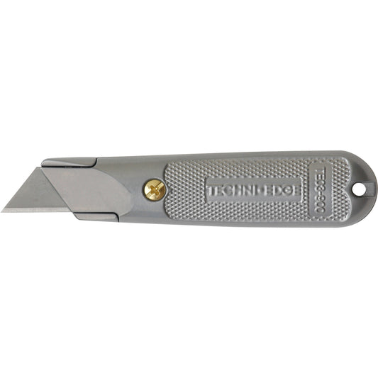 TechniEdge 5 in. Fixed Blade Utility Knife Gray 1 pc