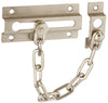 National Hardware Satin Nickel Silver Steel Chain Door Guard (Pack of 5).