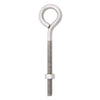Hampton 5/16 in. X 5 in. L Stainless Stainless Steel Eyebolt Nut Included (Pack of 5)