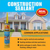 Sika Pro Select Aluminum Gray Polyurethane Construction Caulk Sealant 10.1 oz. (Pack of 12)