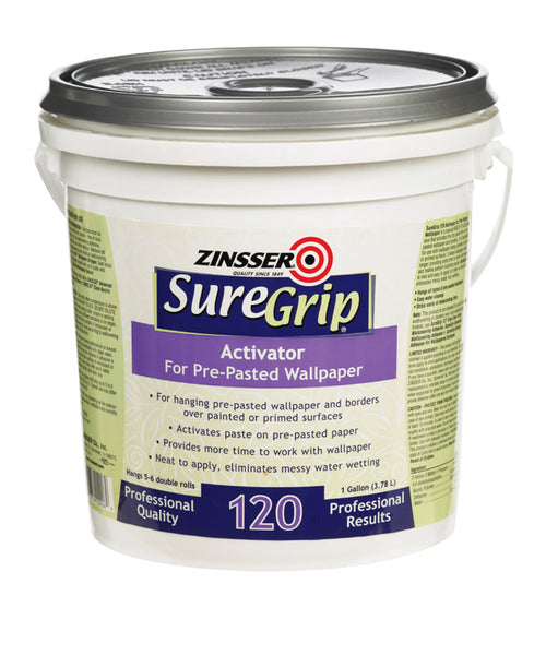 Activador transparente de alta resistencia Zinsser SureGrip 120, 1 galón