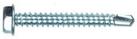 Hillman No. 10 X 2 in. L Hex Hex Washer Head Sheet Metal Screws 100 pk