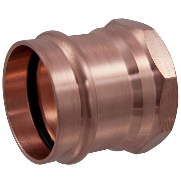 Adaptador de cobre NIBCO FIP de 1 pulg. y 1 pulg. de diámetro, paquete de 1