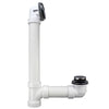 Keeney Foot Lok Stop 1-1/2 in. D Chrome PVC Bath Drain - Open Box