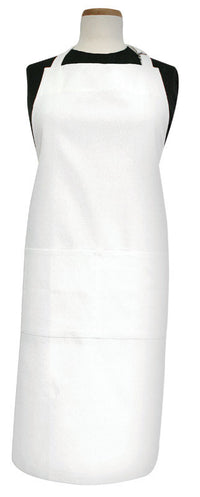RITZ White Cotton Solid Apron (Pack of 3)