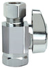 BrassCraft 3/8 in. FIP outlets Compression Brass Straight Stop Valve - Deal of The Week
