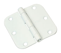 National Hardware 3-1/2 in. L White Door Hinge 3 pk - Open Box