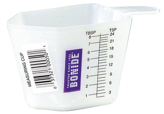 Bonide 8 Tbsp. Plastic White Measuring Cup (Pack of 24)