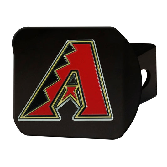 MLB - Arizona Diamondbacks Black Metal Hitch Cover - 3D Color Emblem
