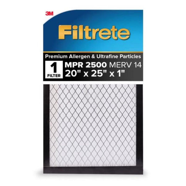 Filtrete 25 in. W X 20 in. H X 1 in. 14 MERV Pleated Air Filter (Pack of 4)