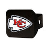 NFL - Kansas City Chiefs  Black Metal Hitch Cover - 3D Color Emblem