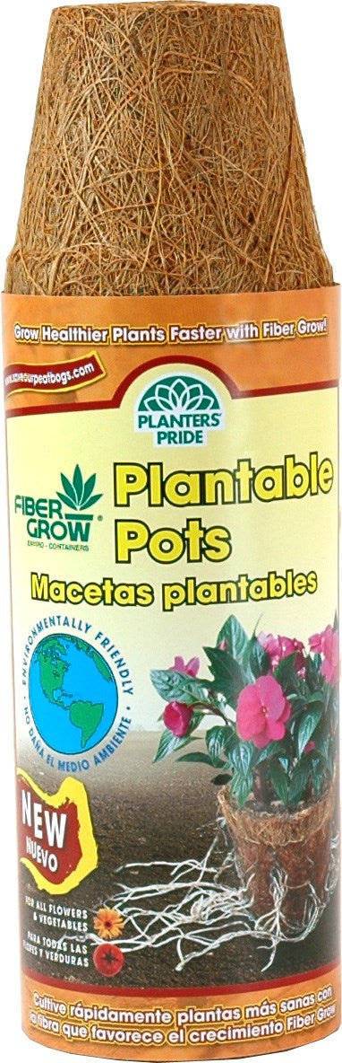 Planters Pride 3488 2-1/4  Fiber Grow Pots 12 Count
