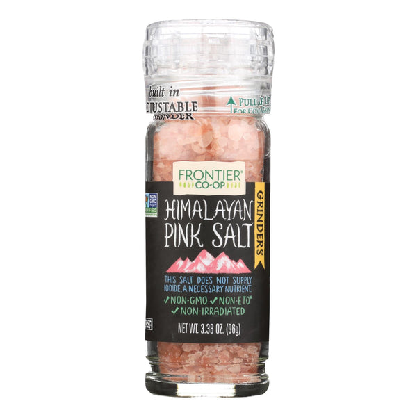 Frontier Herb Himalayan Pink Salt - Grinder Bottle - 3.4 oz - Case of 6 (Pack of 6)
