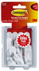 3M Command Small Plastic Hook 2-3/8 In. L 6 Pk