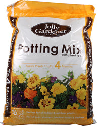 Jolly Gardener Premium Potting Mix W/Plant Food, 1 Cu Ft.