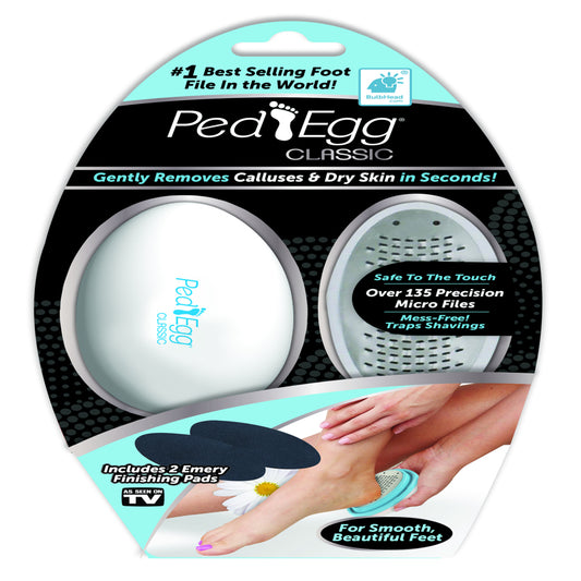 Ped Egg Power White As Seen On TV Foot File