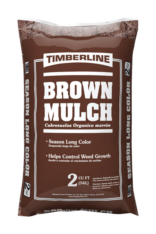 Timberline Brown Shredded Mulch 2 cu ft