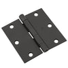 National Hardware 3-1/2 in. L Black Door Hinge 1 pk